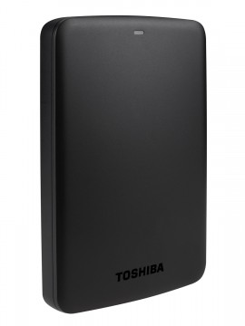1TB Toshiba Canvio Basics Portable External Hard Drive 2.5 Inch USB 3.0 - Black - HDTB310EK3AA